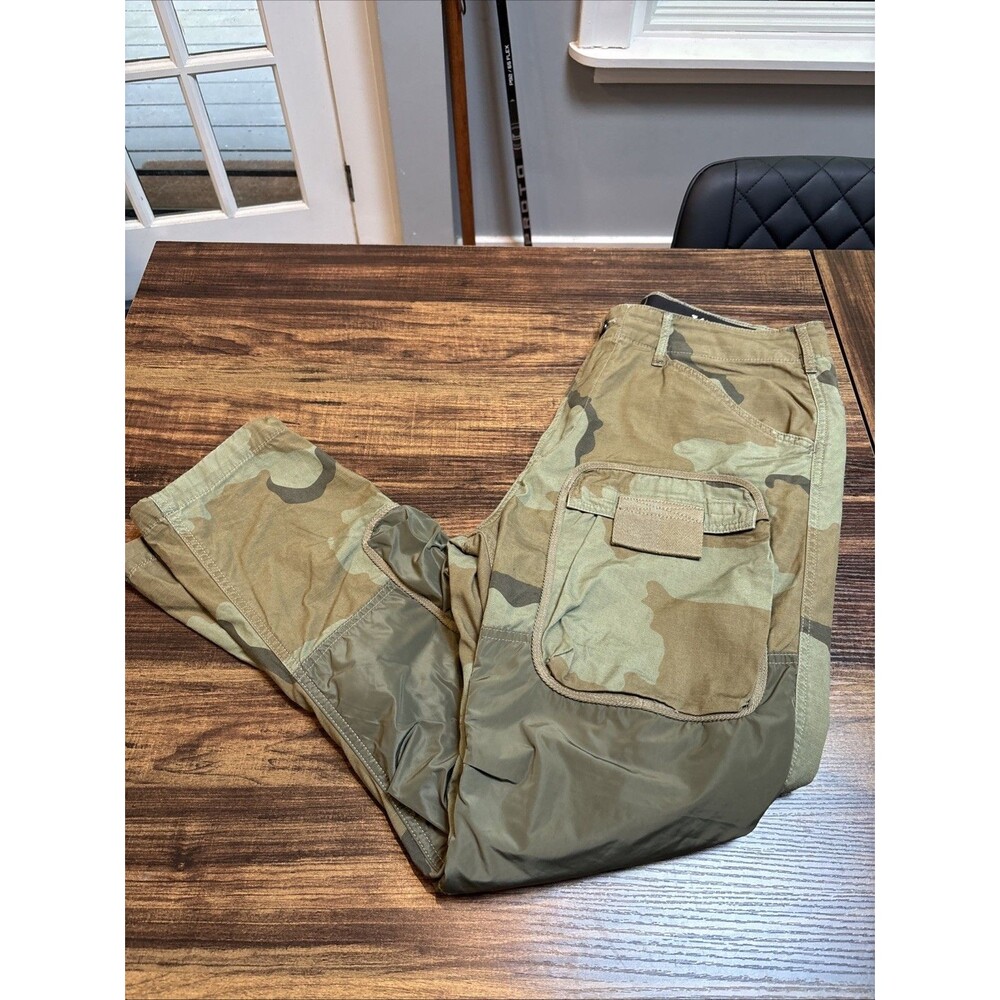 G-Star Raw Zip 3D Regular Tapered Cargo Pants Mens Size 34 x 32 Green EUC